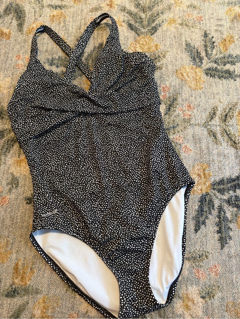 Speedo one piece swim suit size 12